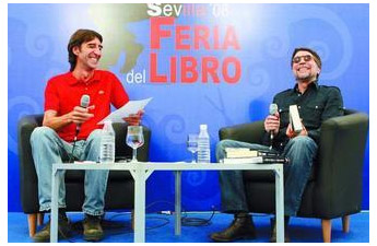 joaquin sabina, benjamin prado, feria del libro