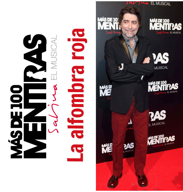 joaquin sabina, fotos, mas de 100 mentiras, musical