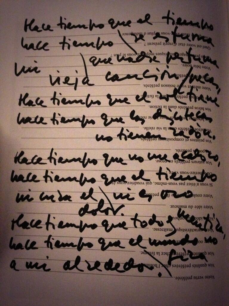 joaquín sabina, el tiempo