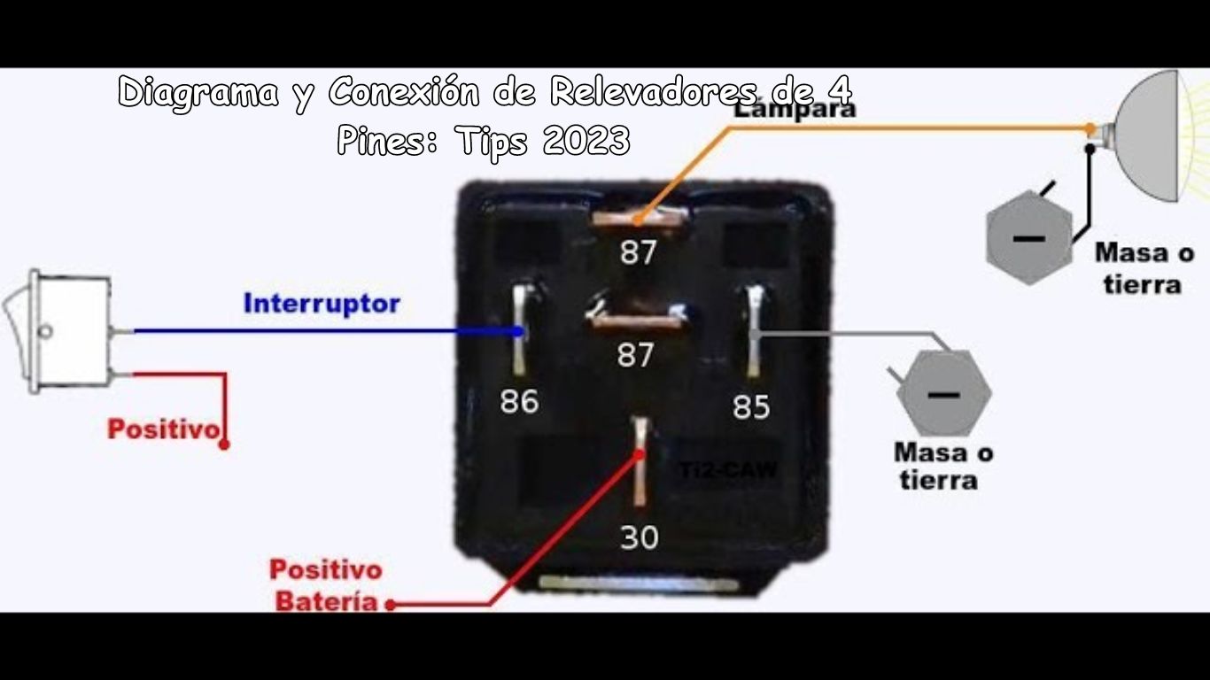 Diagrama y Conexión de Relevadores de 4 Pines: Tips 2023